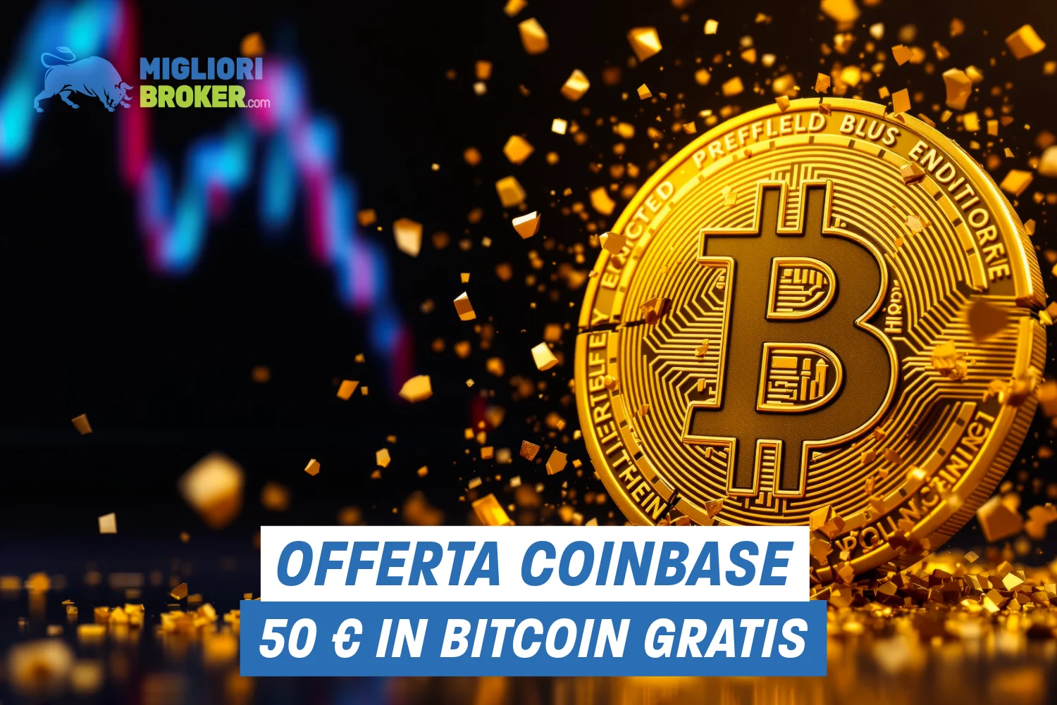 Offerta di benvenuto Coinbase: 50 € in Bitcoin gratis