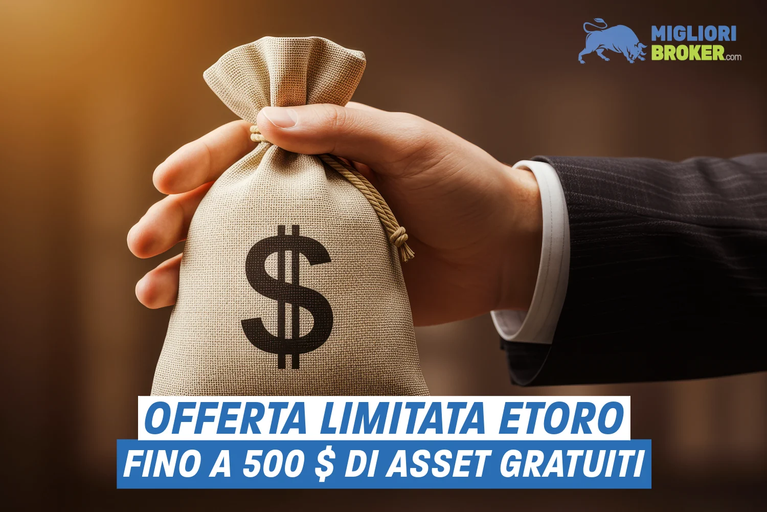 Offerta esclusiva eToro fino a 500 $ di asset gratuiti per i nostri lettori